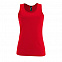 Майка женская SPORTY TT WOMEN, красная с логотипом в Самаре заказать по выгодной цене в кибермаркете AvroraStore
