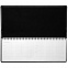Планинг Linen, недатированный, черный с логотипом в Самаре заказать по выгодной цене в кибермаркете AvroraStore