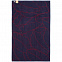 Полотенце In Leaf, большое, синее с бордовым с логотипом в Самаре заказать по выгодной цене в кибермаркете AvroraStore