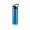 Спортивная бутылка для воды с трубочкой, 500 мл, синий с логотипом в Самаре заказать по выгодной цене в кибермаркете AvroraStore