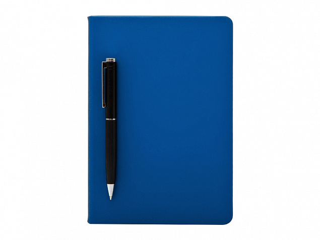 Бизнес-блокнот А5 «С3» soft-touch с магнитным держателем для ручки с логотипом в Самаре заказать по выгодной цене в кибермаркете AvroraStore