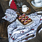 Подарочный набор  для кухни  "Снегири": передник и прихватки (2 шт) с логотипом в Самаре заказать по выгодной цене в кибермаркете AvroraStore