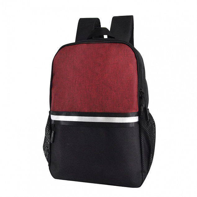 Рюкзак Cool, красный/чёрный, 43 x 30 x 13 см, 100% полиэстер  с логотипом в Самаре заказать по выгодной цене в кибермаркете AvroraStore