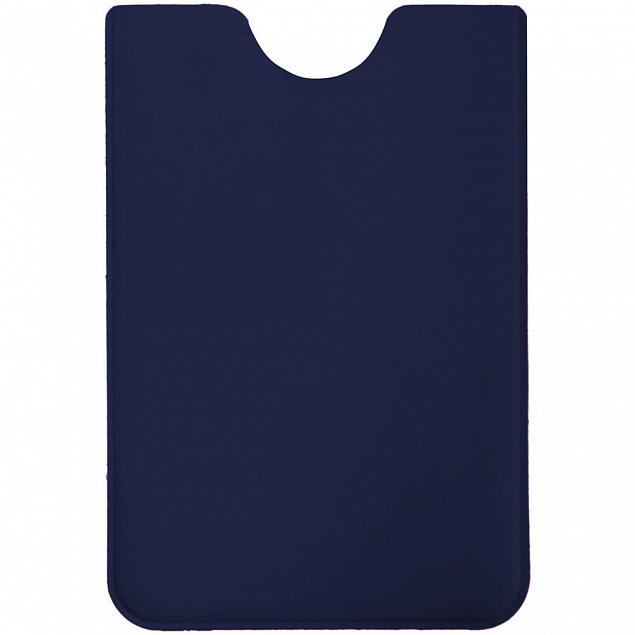 Чехол для карточки Dorset, синий с логотипом в Самаре заказать по выгодной цене в кибермаркете AvroraStore