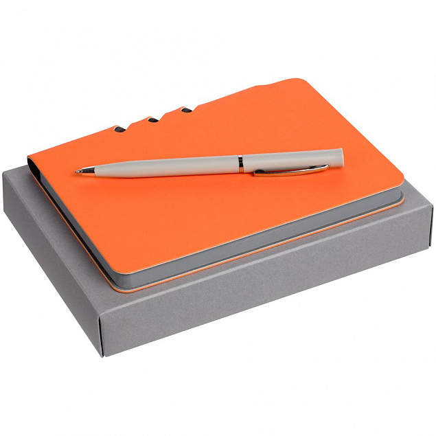 Набор Flexpen Mini, оранжевый с логотипом в Самаре заказать по выгодной цене в кибермаркете AvroraStore