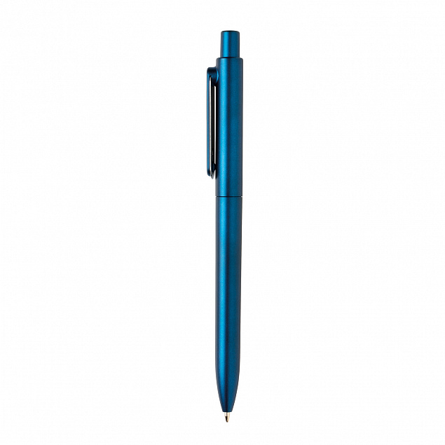 Ручка X6, синий с логотипом в Самаре заказать по выгодной цене в кибермаркете AvroraStore