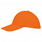 Бейсболка BUFFALO, оранжевая с логотипом в Самаре заказать по выгодной цене в кибермаркете AvroraStore