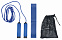 Фитнес-комплект STRETCH & JUMP, черный, синий с логотипом в Самаре заказать по выгодной цене в кибермаркете AvroraStore