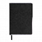 Ежедневник недатированный Montrose, А5,  черный, кремовый блок, графитовый срез с логотипом в Самаре заказать по выгодной цене в кибермаркете AvroraStore
