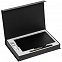 Коробка Silk с ложементом под ежедневник, флешку и ручку, черная с логотипом в Самаре заказать по выгодной цене в кибермаркете AvroraStore