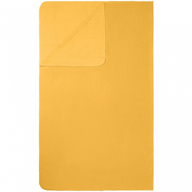 Дорожный плед Voyager, желтый с логотипом в Самаре заказать по выгодной цене в кибермаркете AvroraStore