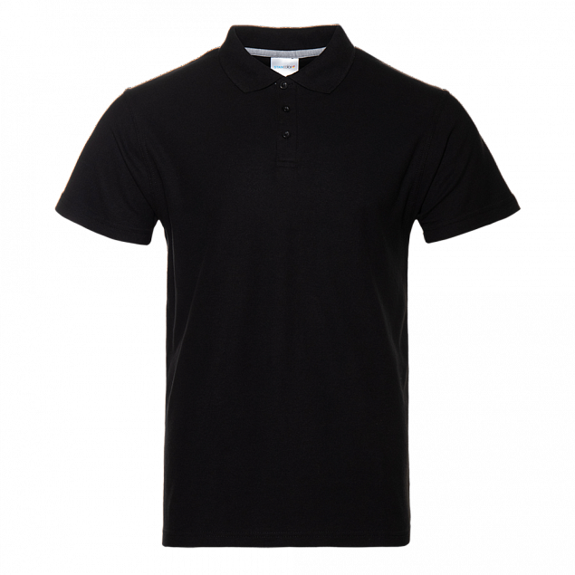 Рубашка поло Рубашка мужская 104 Чёрный с логотипом в Самаре заказать по выгодной цене в кибермаркете AvroraStore