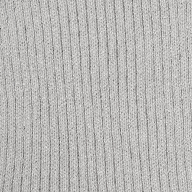 Шарф Forges вязаный, серый с логотипом в Самаре заказать по выгодной цене в кибермаркете AvroraStore