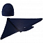 Шапка Greta, темно-синяя с логотипом в Самаре заказать по выгодной цене в кибермаркете AvroraStore
