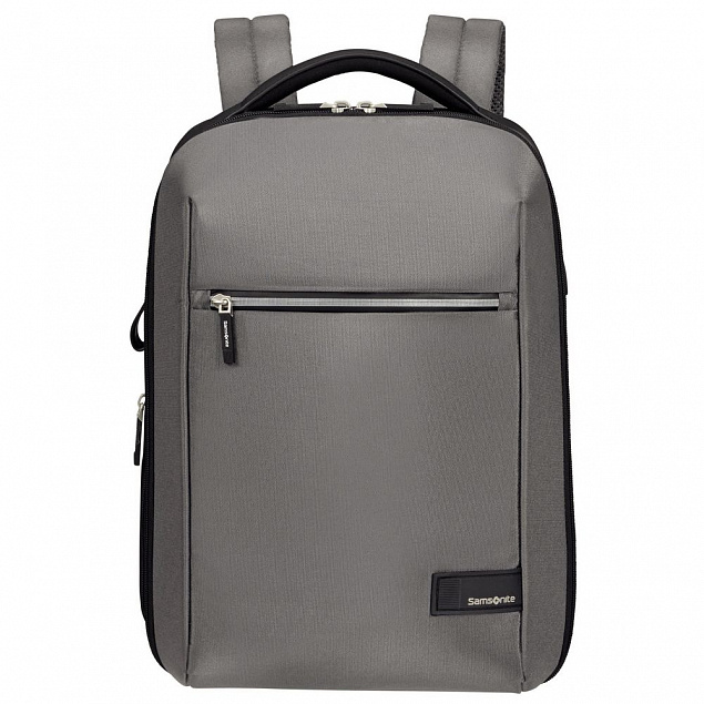 Рюкзак для ноутбука Litepoint S, серый с логотипом в Самаре заказать по выгодной цене в кибермаркете AvroraStore