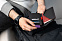 Автобумажник Arrival, черный с красным с логотипом в Самаре заказать по выгодной цене в кибермаркете AvroraStore