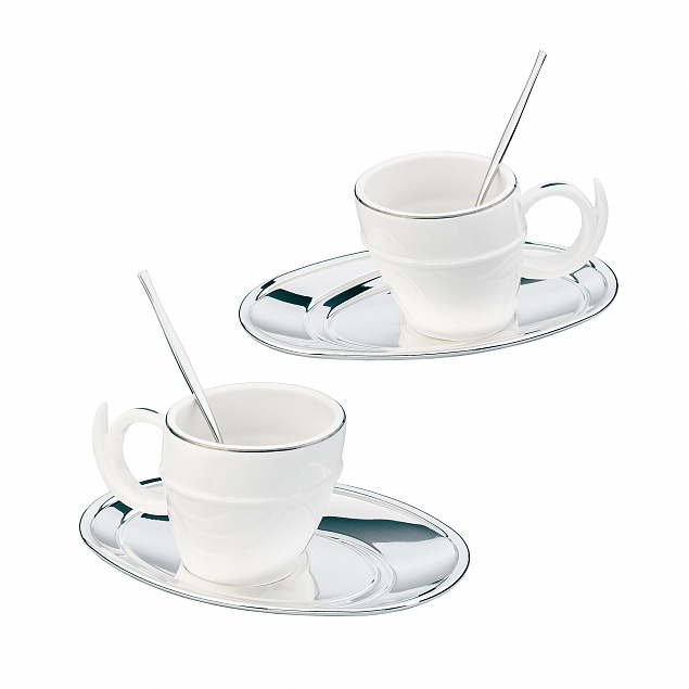 Набор чайный "Ricciolo", на 2 персоны с логотипом в Самаре заказать по выгодной цене в кибермаркете AvroraStore