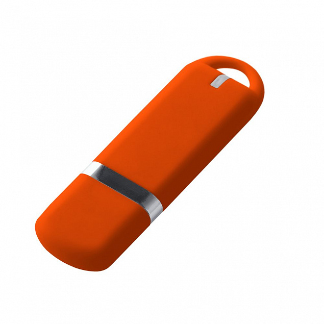 Флешка Memo, 16 Гб, оранжевая с логотипом в Самаре заказать по выгодной цене в кибермаркете AvroraStore