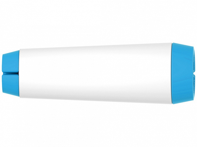 Держатель для кабеля Тwisti, голубой/белый с логотипом в Самаре заказать по выгодной цене в кибермаркете AvroraStore