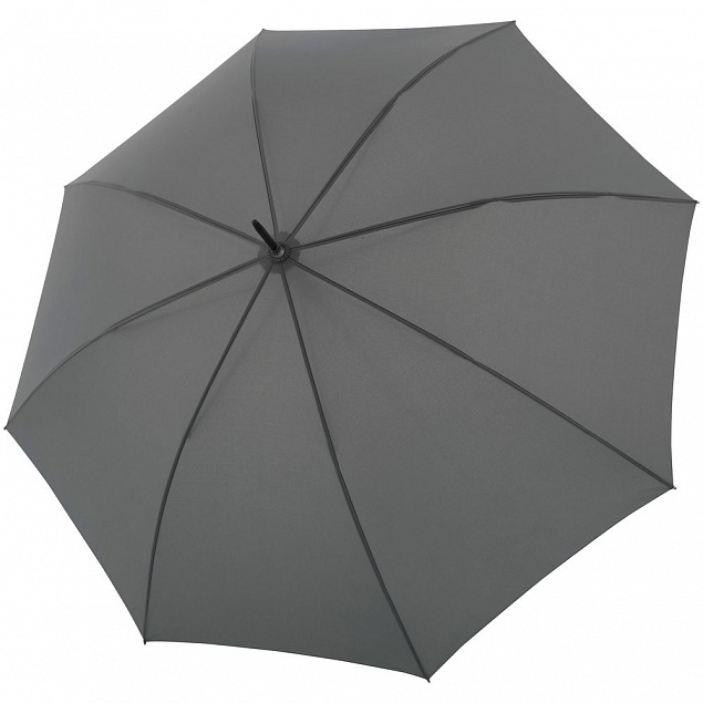 Зонт-трость Nature Stick AC, серый с логотипом в Самаре заказать по выгодной цене в кибермаркете AvroraStore