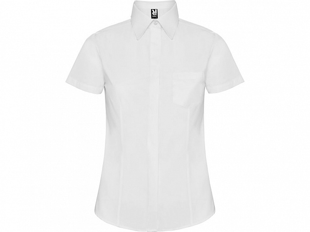 Рубашка «Sofia» женская с коротким рукавом с логотипом в Самаре заказать по выгодной цене в кибермаркете AvroraStore