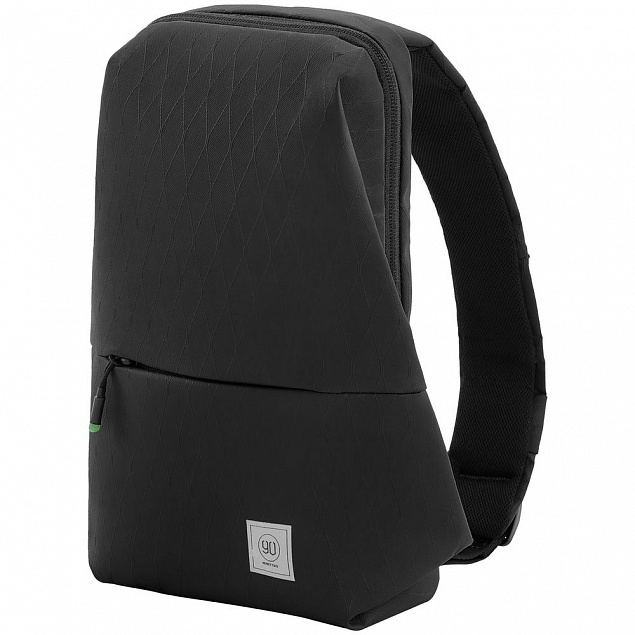 Рюкзак на одно плечо City Sling Bag, черный с логотипом в Самаре заказать по выгодной цене в кибермаркете AvroraStore