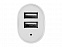 Адаптер автомобильный «Split»,  USB x 2 с логотипом в Самаре заказать по выгодной цене в кибермаркете AvroraStore