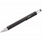 Ручка шариковая Construction, мультиинструмент, черная с логотипом в Самаре заказать по выгодной цене в кибермаркете AvroraStore