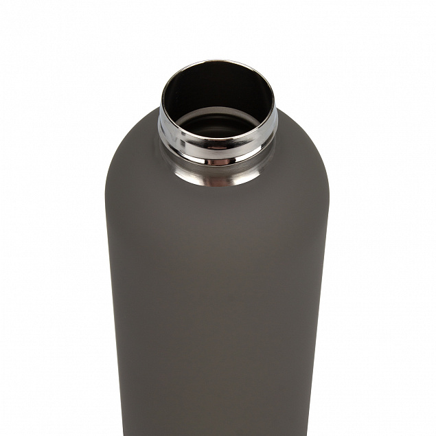 Термобутылка вакуумная герметичная, Prima, 500 ml, серая с логотипом в Самаре заказать по выгодной цене в кибермаркете AvroraStore