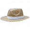 Шляпа Daydream, бежевая с белой лентой с логотипом в Самаре заказать по выгодной цене в кибермаркете AvroraStore