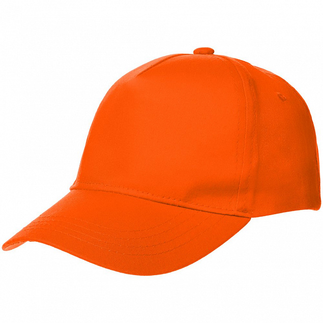 Бейсболка Promo, оранжевая с логотипом в Самаре заказать по выгодной цене в кибермаркете AvroraStore