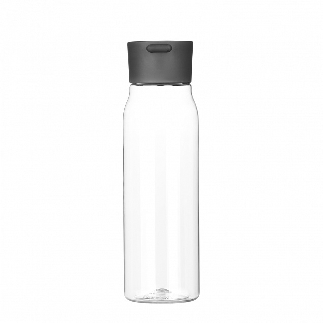 Спортивная бутылка для воды, Step, 550 ml, серая с логотипом в Самаре заказать по выгодной цене в кибермаркете AvroraStore
