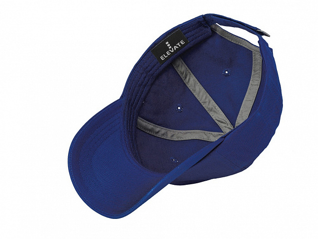 Бейсболка Apex 6-ти панельная, классический синий с логотипом в Самаре заказать по выгодной цене в кибермаркете AvroraStore