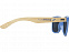 Sun Ray очки с бамбуковой оправой, process blue с логотипом в Самаре заказать по выгодной цене в кибермаркете AvroraStore