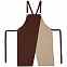 Фартук Picante, коричневый с бежевым с логотипом в Самаре заказать по выгодной цене в кибермаркете AvroraStore