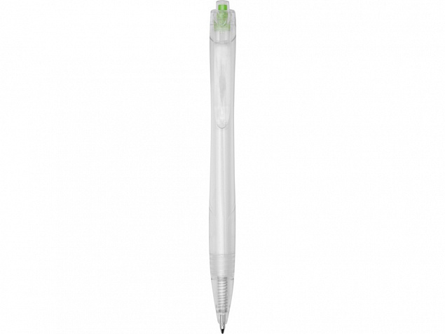 Шариковая ручка Honua из переработанного ПЭТ , прозрачный/зеленый с логотипом в Самаре заказать по выгодной цене в кибермаркете AvroraStore