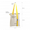 Шоппер Superbag (неокрашенный с желтым) с логотипом в Самаре заказать по выгодной цене в кибермаркете AvroraStore