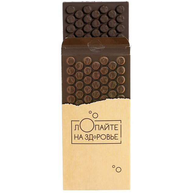 Шоколад «Лопайте на здоровье» с логотипом в Самаре заказать по выгодной цене в кибермаркете AvroraStore