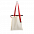 Шопер Superbag (неокрашенный с красным) с логотипом в Самаре заказать по выгодной цене в кибермаркете AvroraStore