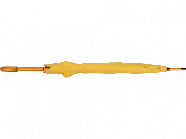 Зонт-трость Радуга, желтый с логотипом в Самаре заказать по выгодной цене в кибермаркете AvroraStore