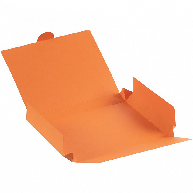 Коробка самосборная Flacky Slim, оранжевая с логотипом в Самаре заказать по выгодной цене в кибермаркете AvroraStore