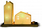Светильник керамический «Домики» с логотипом в Самаре заказать по выгодной цене в кибермаркете AvroraStore