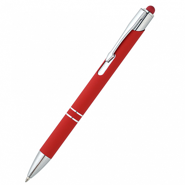 Ручка металлическая Ingrid - Красный PP с логотипом в Самаре заказать по выгодной цене в кибермаркете AvroraStore
