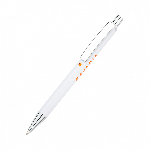 Ручка металлическая Bright - Оранжевый OO с логотипом в Самаре заказать по выгодной цене в кибермаркете AvroraStore