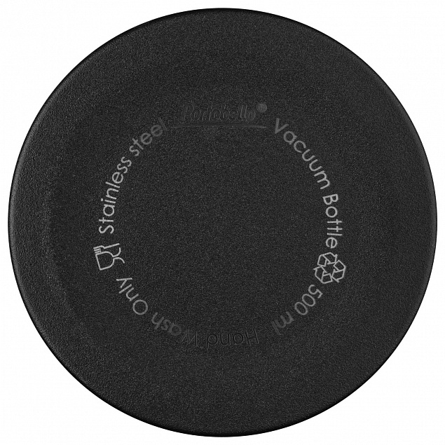 Термобутылка вакуумная герметичная, Fresco, 500 ml, черная с логотипом в Самаре заказать по выгодной цене в кибермаркете AvroraStore