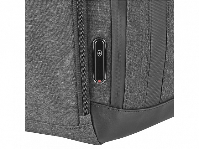 Рюкзак VICTORINOX Architecture Urban2 City Backpack 14'', серый, полиэстер / кожа, 30x19x42 см, 17 л с логотипом в Самаре заказать по выгодной цене в кибермаркете AvroraStore