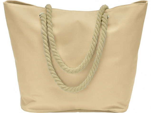 Пляжная сумка Seaside, натуральный с логотипом в Самаре заказать по выгодной цене в кибермаркете AvroraStore