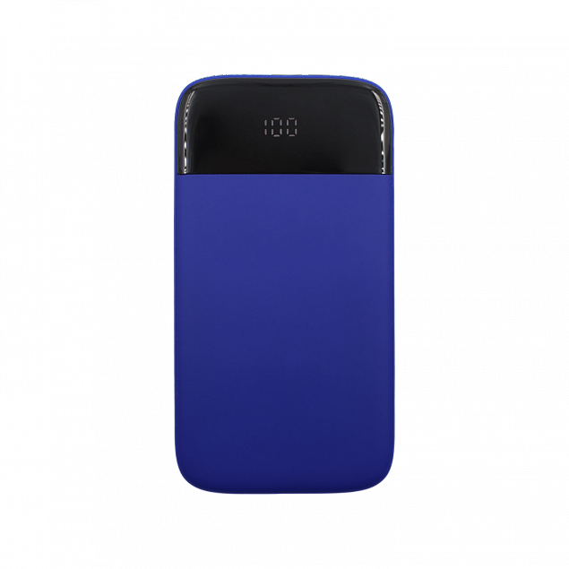 Внешний аккумулятор Bplanner Power 3 ST, софт-тач, 10000 mAh (Синий) с логотипом в Самаре заказать по выгодной цене в кибермаркете AvroraStore