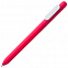 Ручка шариковая Slider, розовая с белым с логотипом в Самаре заказать по выгодной цене в кибермаркете AvroraStore