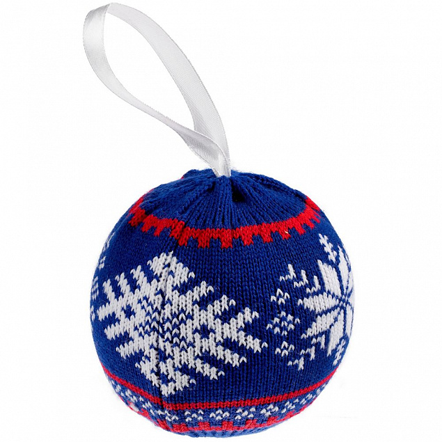 Шарик новогодний «СКА», синий с логотипом в Самаре заказать по выгодной цене в кибермаркете AvroraStore